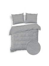 Dekbedovertrek Velluto a Coste Lava Grey - 100% Katoen